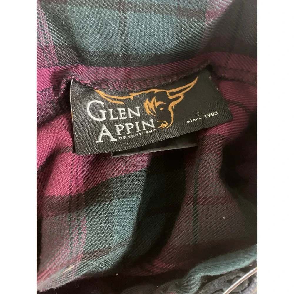 Glen Appin Scotland Tartan Kilt Youth Size Age 4 Years Red Green Kids Childrens